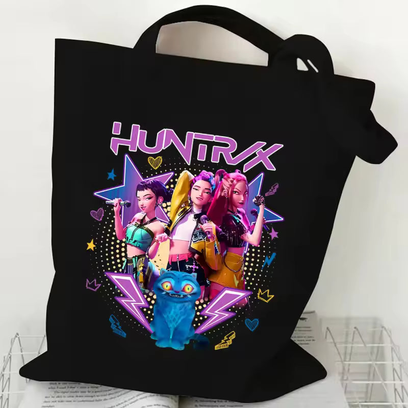 Demon Hunters Axelväska – K-Pop Canvas Handväska Demon Hunters Axelväska – K-Pop Canvas Handväska